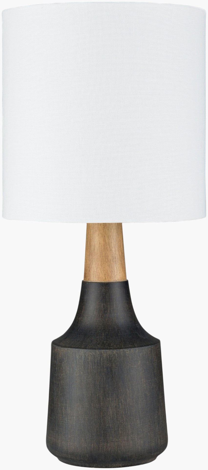 Livabliss Kent Linen Shade Accent Lamp Warm Diffused Glow for Modern Living Spaces KTLP-010