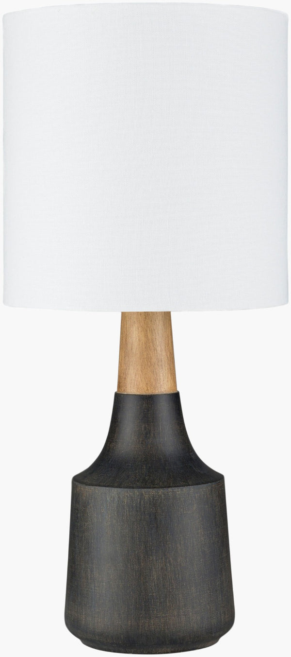 Livabliss Kent Linen Shade Accent Lamp Warm Diffused Glow for Modern Living Spaces KTLP-010