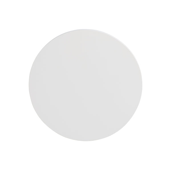 Bernhardt Bernhardt Cyprus Outdoor Side Table With Bone Grc Top & Faux‑Bois Shiny Nickel Base, Weather‑Resistant X05125