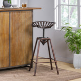 Christopher Knight Home® - Noble House - Chapman Saddle Copper Barstool