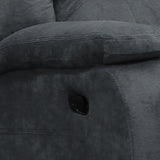 Parker House Chapman - Polo Manual Glider Reclining Sofa And Two Recliners Grey 94% Polyester,6% Nylon (W) Mcha-411-pol