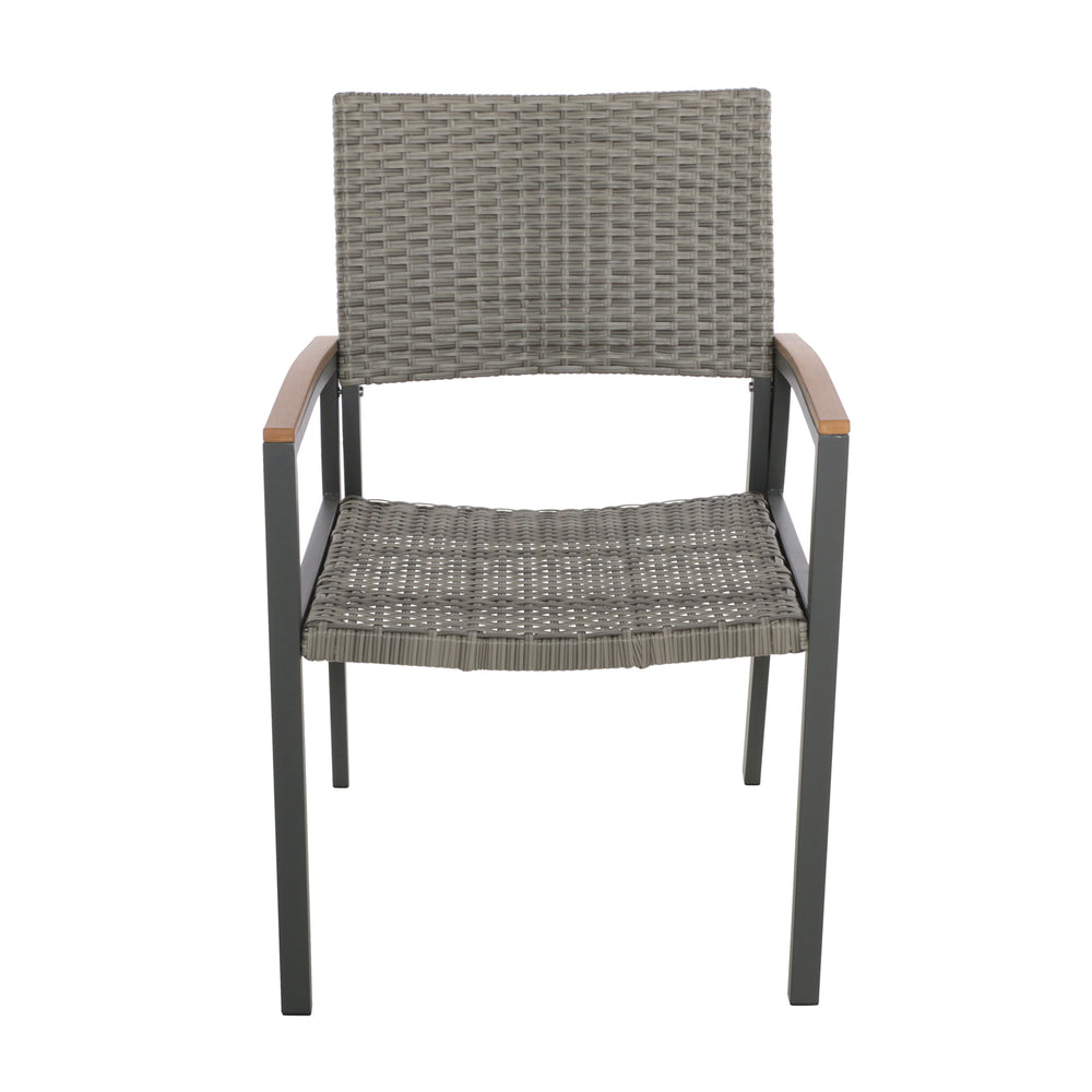English Elm Christopher Knight Home® - Luton Outdoor Dining Chair - Stylish Mid-Century Modern Design With Weather-Resistant Comfort 62760.00PEGMGRY