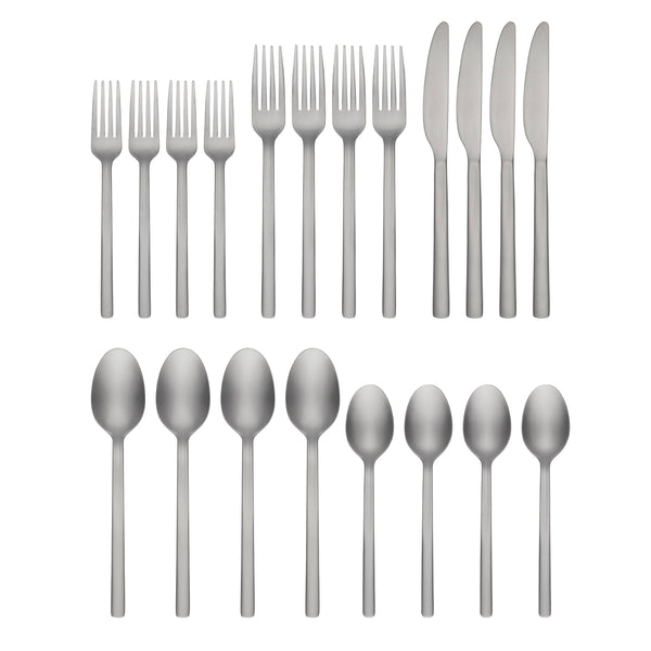Lenox Cambridge Scout Sand 20-Piece Flatware Set NO COLOR METAL 428820CSLG12