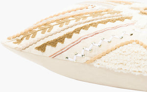 Surya Kenitra Elegant 13"L X 20"W Lumbar Pillow - Global Inspired Design For Chic Home Decor & Comfort Olive Cotton,Cotton Ktr001-1320p