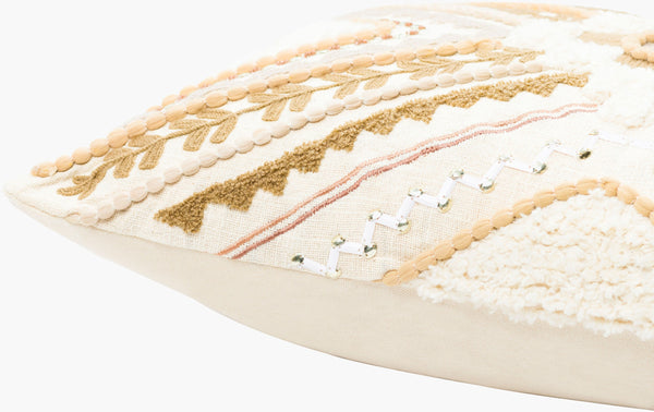 Surya Kenitra Elegant 13"L X 20"W Lumbar Pillow - Global Inspired Design For Chic Home Decor & Comfort Olive Cotton,Cotton Ktr001-1320p