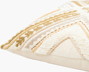 Surya Kenitra 18" Global Inspired Accent Pillow - Elegant Cotton Decor For Eclectic Home Charm & Style Olive Cotton,Cotton Ktr001-1818d