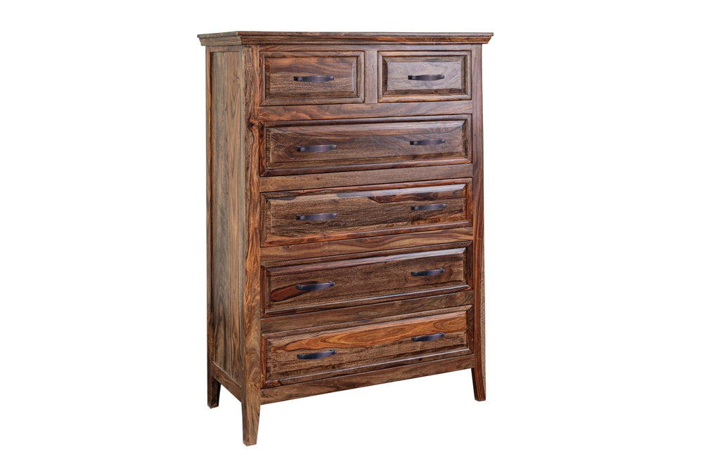 Porter Designs Porter Sonora Solid Sheesham Wood Chest With Rustic Gold Hardware For Timeless Bedroom Storage Brown Wood 04-196-03-9740