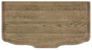 Hooker Furniture Boheme Bastogne Three-Drawer Nightstand With Antique Milk Paint, Cedar & Felt Liners, Usb Charging 5750-90016-MWD