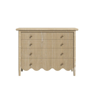 A.R.T. Furniture Haven Bachelor's Chest: Vintage-Inspired Storage with Ribbed Drawers & Soft Sun-Bleached Finish 339158-2325