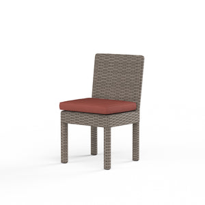 Coronado Armless Dining Chair in Canvas Flax w/ Self Welt SW2101-1A-FLAX-STKIT Sunset West