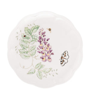 Lenox Butterfly Meadow Blue Butterfly Accent Plate Multi, WHITE PORCELAIN 6083786