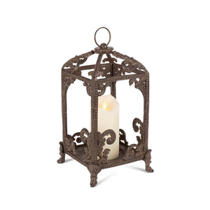 Acanthus Cast Aluminum Lantern, 14" EAB95167 Park Hill