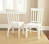 Steve Silver Cayla Side Chair White, Set of 2 CY400SW