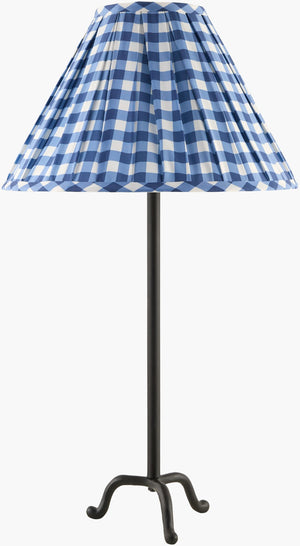 Surya Kukio Hand-painted Ceramic Table Lamp with Linen Shade for Bedside or Living Room KUK-003
