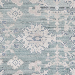 Kushal KUS-2300 8' x 10' Handmade Rug KUS2300-810  Pale Blue, Gray, Denim, Ink Blue Surya