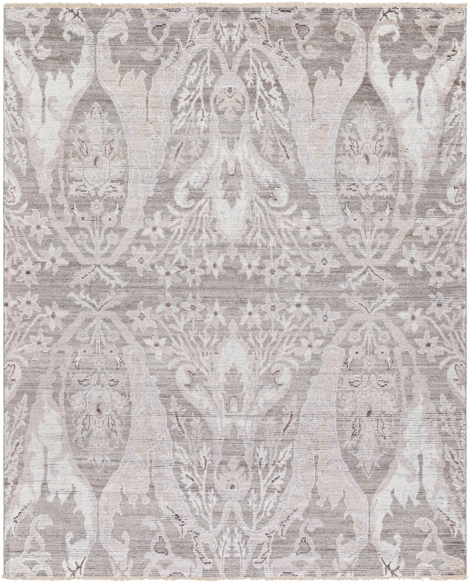 Kushal KUS-2311 8'10" x 12' Handmade Rug KUS2311-81012  Pale Slate, Sterling Grey, Light Grey, Pewter Surya