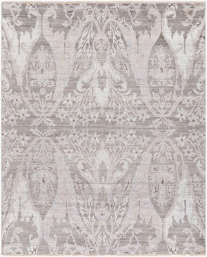 Surya Kushal 2' X 3' Handmade Wool & Viscose Rug - Luxurious High Pile With Elegant Fringe For Timeless Style The Prominent Colors In This Home Decor Item Are,

'Pewter Viscose,Wool Kus2311-23