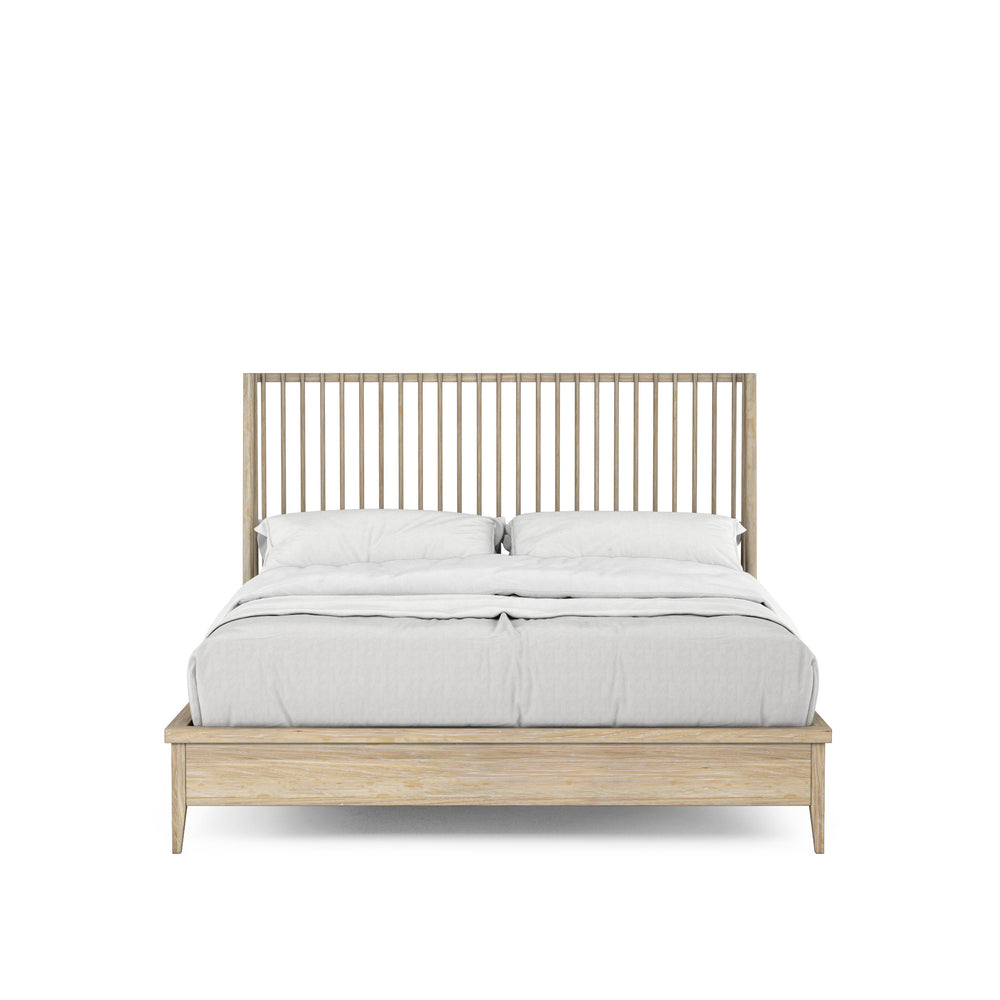 A.R.T. Furniture Frame Queen Spindle Bed In Chestnut Finish – Stylish New Traditional Design With Open Headboard Light Brown Ash & Poplar Solid,Plank,Effect Flakey & Quarter,Sawn Oak Veneer 278135-2335
