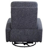 Parker House Parker Living Thriller - Natural Beauty Denim Power Swivel Glider Recliner Natural Beauty Denim 100% Polyester (S) MTHR#812GSP-NBD