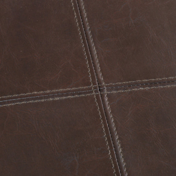 English Elm Christopher Knight Home® - MANSFIELD Ottoman with Storage & Dual Tray Tops, Double-Stitched Faux Leather, Contemporary Brown Upholstery 57736.00