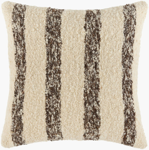 Livabliss Kavre Handcrafted Cotton Wool Blend Square Pillow Artisan Bohemian Sofa Accent KVRE002-1818D