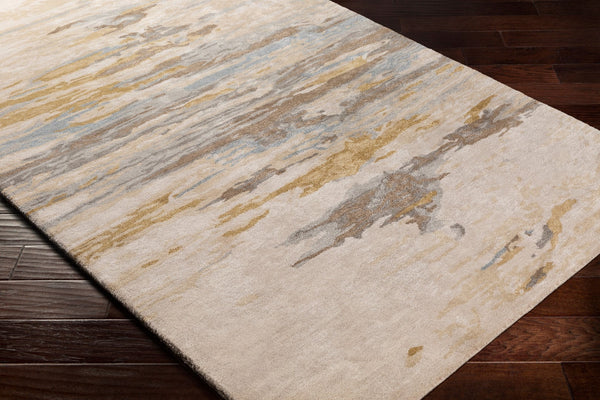 Surya Kavita 2' X 3' Hand-tufted Rug - Luxurious Viscose & Wool Blend With Stunning Sheen For Modern Homes Light Beige Viscose,Wool Kvt2301-23