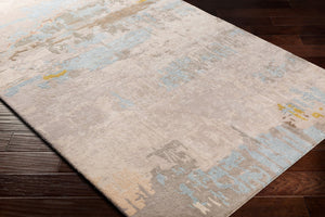 Surya Kavita 2' X 3' Hand-tufted Rug - Luxurious Viscose & Wool Blend With Stunning Sheen For Modern Homes Light Beige Viscose,Wool Kvt2307-23