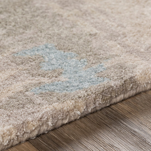 Surya Kavita 2' X 3' Hand-tufted Rug - Luxurious Viscose & Wool Blend With Stunning Sheen For Modern Homes Light Beige Viscose,Wool Kvt2307-23