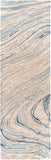 Kavita KVT-2308 3' x 10' Runner Handmade Rug KVT2308-310  Oatmeal, Light Gray, Gray, Ink Blue, Ice Blue Surya