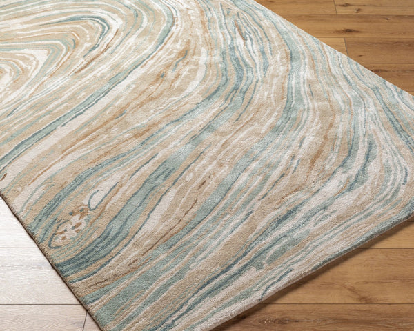 Surya Kavita 2' X 3' Hand-tufted Rug - Luxurious Viscose & Wool Blend With Stunning Sheen For Modern Homes Tan Viscose,Wool Kvt2309-23