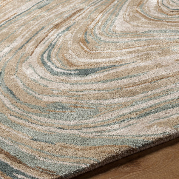 Surya Kavita 2' X 3' Hand-tufted Rug - Luxurious Viscose & Wool Blend With Stunning Sheen For Modern Homes Tan Viscose,Wool Kvt2309-23