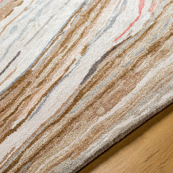 Surya Kavita 2' X 3' Hand-tufted Rug - Luxurious Viscose & Wool Blend With Stunning Sheen For Modern Homes Dark Brown Viscose,Wool Kvt2310-23