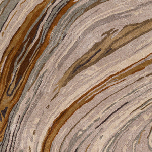 Surya Kavita 2' X 3' Hand-tufted Rug - Luxurious Viscose & Wool Blend With Stunning Sheen For Modern Homes Charcoal Viscose,Wool Kvt2311-23