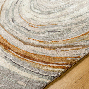 Surya Kavita 2' X 3' Hand-tufted Rug - Luxurious Viscose & Wool Blend With Stunning Sheen For Modern Homes Charcoal Viscose,Wool Kvt2311-23