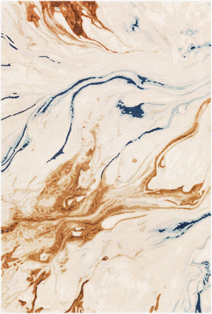 Surya Kavita 2' X 3' Hand-tufted Rug - Luxurious Viscose & Wool Blend With Stunning Sheen For Modern Homes Dark Brown Viscose,Wool Kvt2312-23