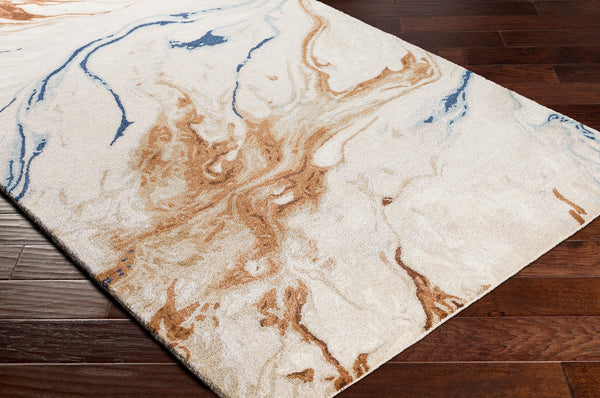 Surya Kavita 2' X 3' Hand-tufted Rug - Luxurious Viscose & Wool Blend With Stunning Sheen For Modern Homes Dark Brown Viscose,Wool Kvt2312-23