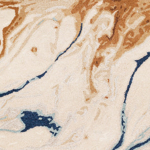 Surya Kavita 2' X 3' Hand-tufted Rug - Luxurious Viscose & Wool Blend With Stunning Sheen For Modern Homes Dark Brown Viscose,Wool Kvt2312-23