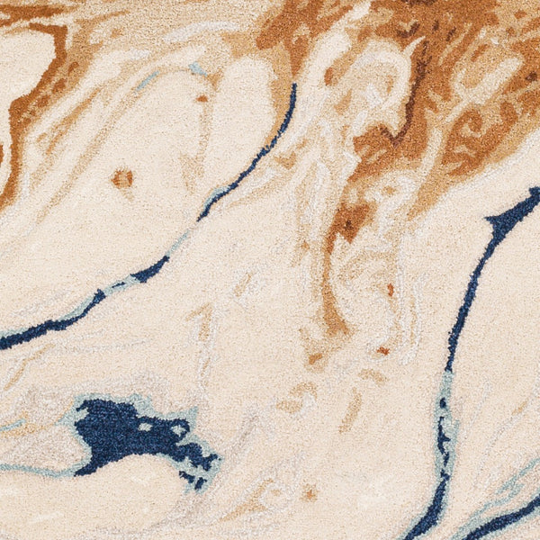 Surya Kavita 2' X 3' Hand-tufted Rug - Luxurious Viscose & Wool Blend With Stunning Sheen For Modern Homes Dark Brown Viscose,Wool Kvt2312-23