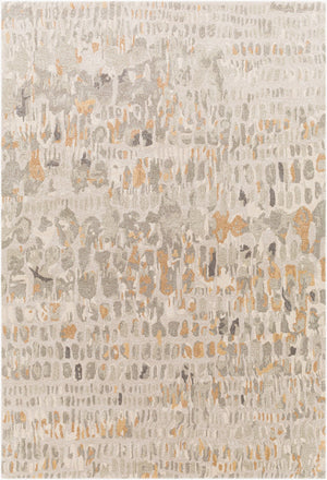 Surya Kavita 2' X 3' Hand-tufted Rug - Luxurious Viscose & Wool Blend With Stunning Sheen For Modern Homes Gray Viscose,Wool Kvt2317-23