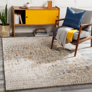 Surya Kavita 2' X 3' Hand-tufted Rug - Luxurious Viscose & Wool Blend With Stunning Sheen For Modern Homes Gray Viscose,Wool Kvt2317-23