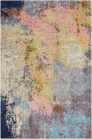 Surya Kavita 2' X 3' Hand-tufted Rug - Luxurious Viscose & Wool Blend With Stunning Sheen For Modern Homes Gray Wool,Viscose Kvt2320-23