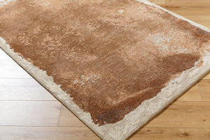 Kavita KVT-2321 8' x 8' Round Handmade Rug KVT2321-8RD  Walnut, Prairie Dust, Sand, Khaki, Sepia, Ash, Camel Surya