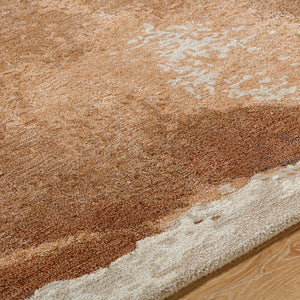 Kavita KVT-2321 8' x 8' Round Handmade Rug KVT2321-8RD  Walnut, Prairie Dust, Sand, Khaki, Sepia, Ash, Camel Surya