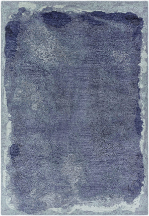 Surya Kavita 2' X 3' Hand-tufted Rug - Luxurious Viscose & Wool Blend With Stunning Sheen For Modern Homes Indigo Wool,Viscose Kvt2322-23