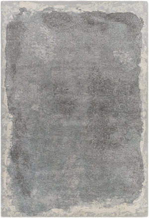 Kavita KVT-2323 8' x 8' Round Handmade Rug KVT2323-8RD  Grey, Sage, Metallic - Silver, Ash, Nickel Surya