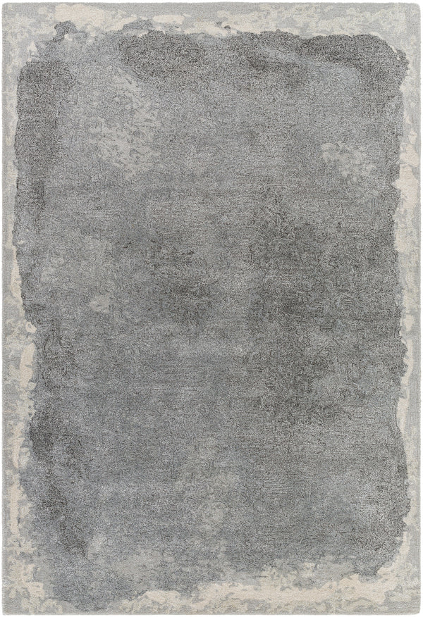 Kavita KVT-2323 8' x 8' Round Handmade Rug KVT2323-8RD  Grey, Sage, Metallic - Silver, Ash, Nickel Surya