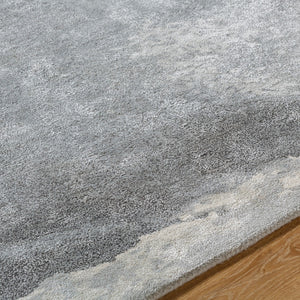 Surya Kavita 2' X 3' Hand-tufted Rug - Luxurious Viscose & Wool Blend With Stunning Sheen For Modern Homes Slate Gray Wool,Viscose Kvt2323-23