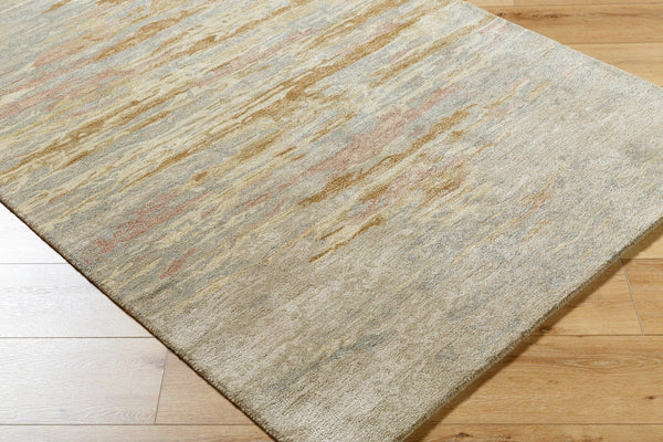 Surya Kavita 2' X 3' Hand-tufted Rug - Luxurious Viscose & Wool Blend With Stunning Sheen For Modern Homes Sandstone Wool,Viscose Kvt2324-23