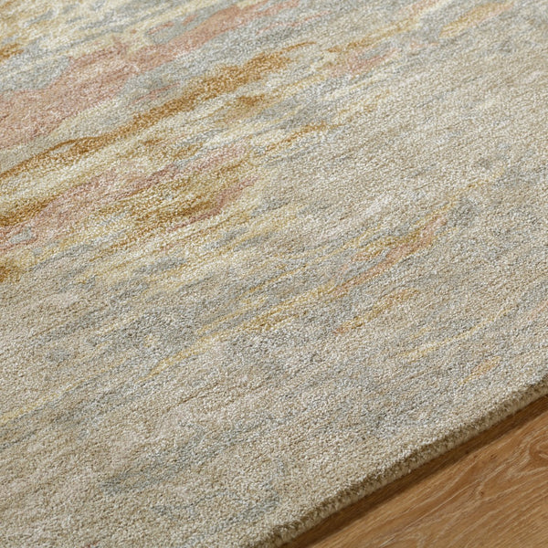 Surya Kavita 2' X 3' Hand-tufted Rug - Luxurious Viscose & Wool Blend With Stunning Sheen For Modern Homes Sandstone Wool,Viscose Kvt2324-23