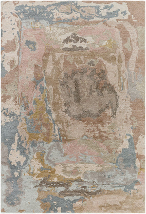Surya Kavita 2' X 3' Hand-tufted Rug - Luxurious Viscose & Wool Blend With Stunning Sheen For Modern Homes Dusty Rose Wool,Viscose Kvt2327-23